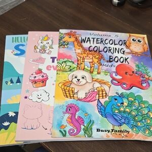 Children's Bundle of Coloring, Watercolour and Activity Books